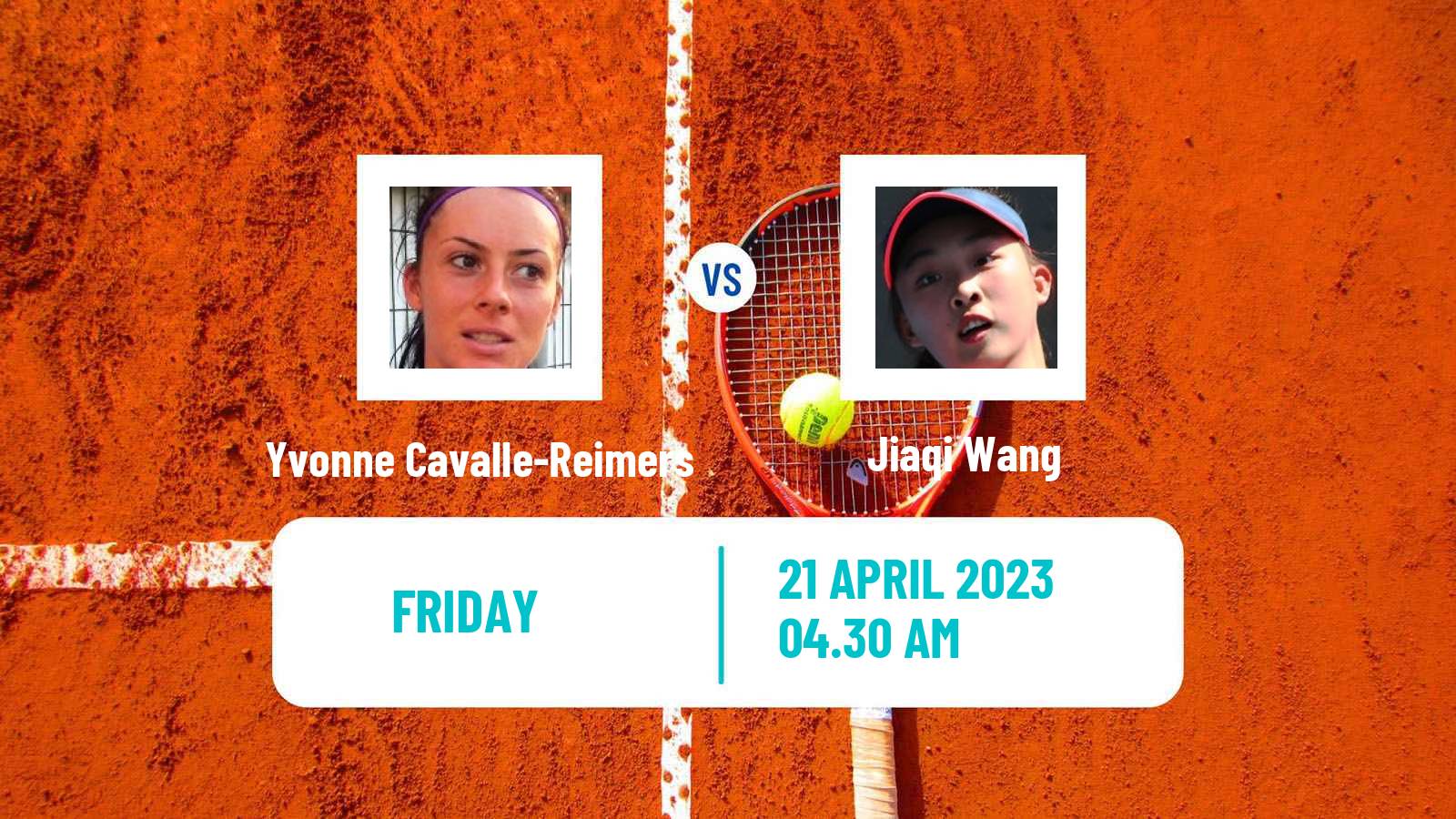 Tennis ITF Tournaments Yvonne Cavalle-Reimers - Jiaqi Wang