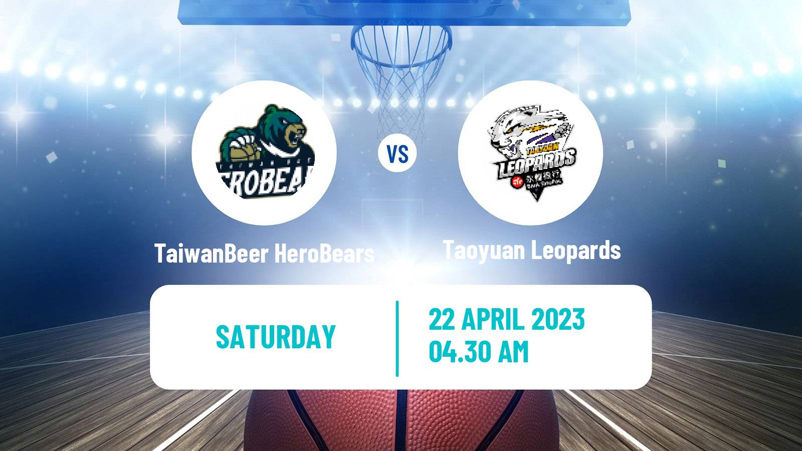 Basketball Taiwan T1 League Basketball TaiwanBeer HeroBears - Taiwan Beer Leopards