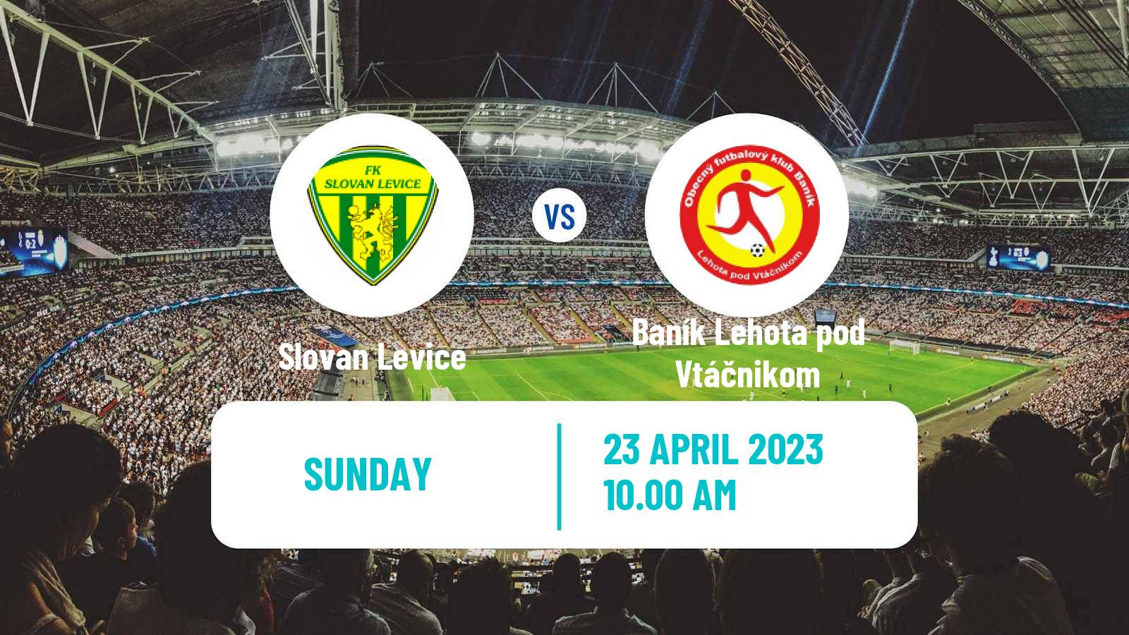 Soccer Slovak 4 Liga West Slovan Levice - Baník Lehota pod Vtáčnikom