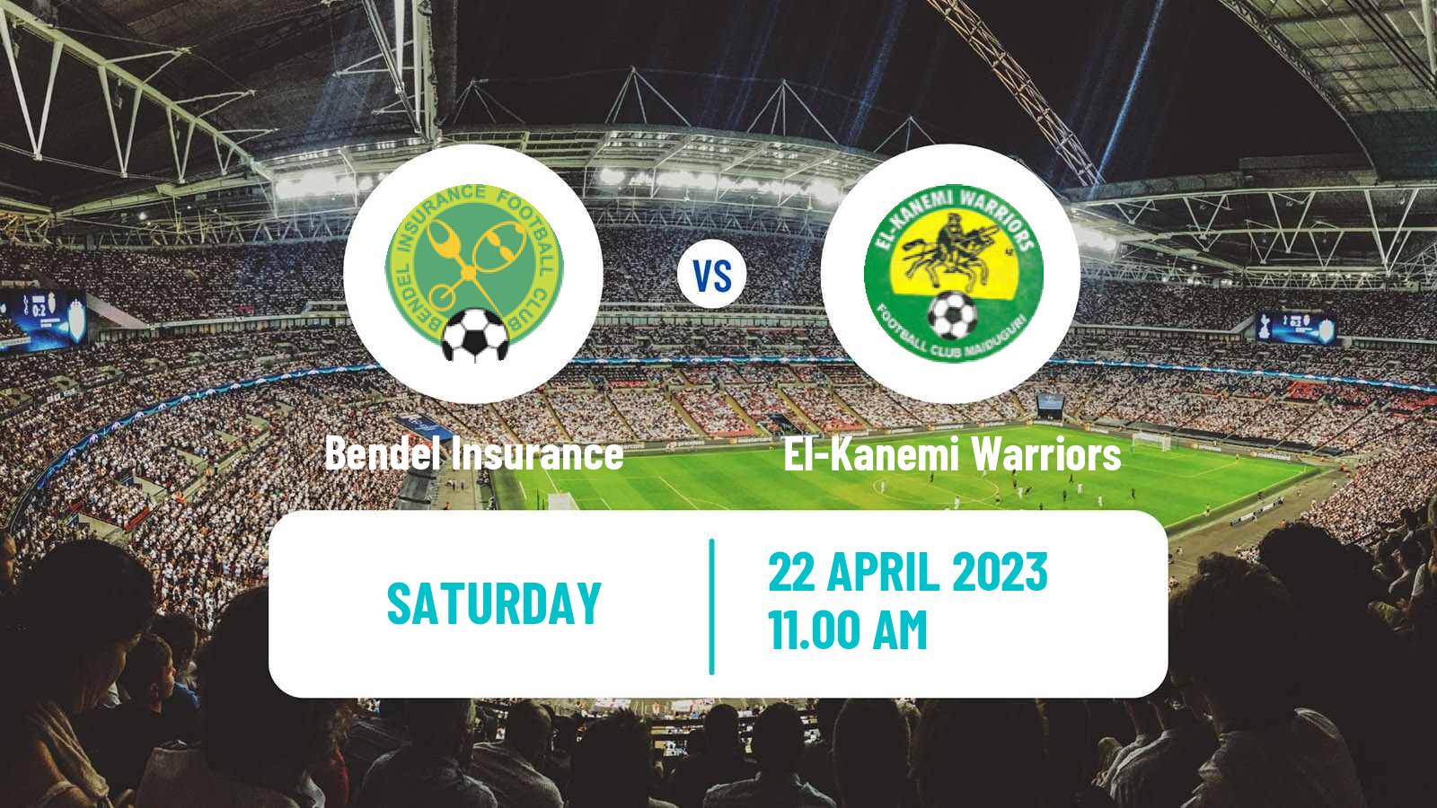 Soccer Nigerian Premier League Bendel Insurance - El-Kanemi Warriors