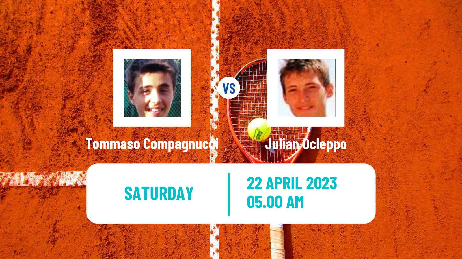 Tennis ITF Tournaments Tommaso Compagnucci - Julian Ocleppo