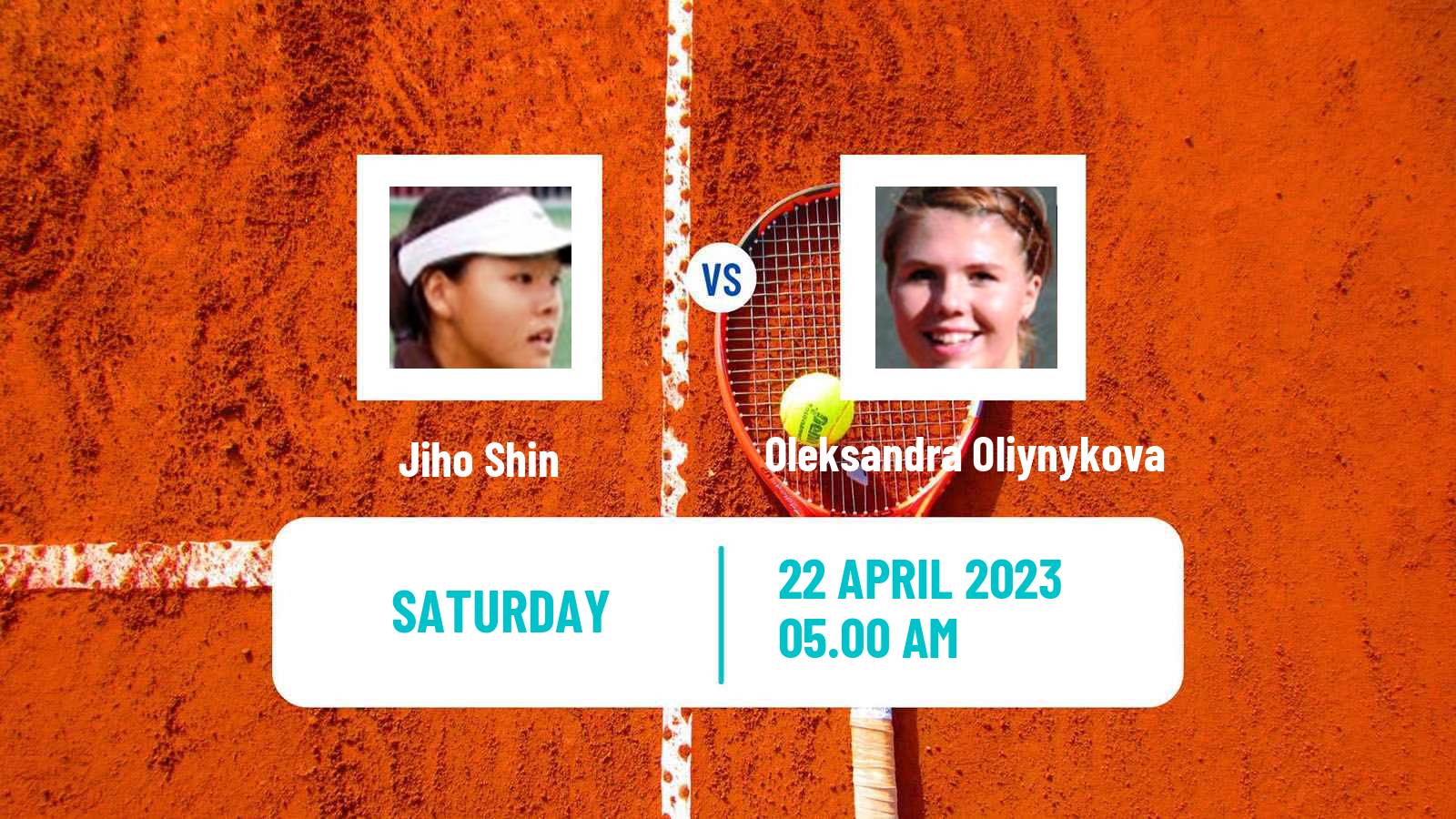 Tennis ITF Tournaments Jiho Shin - Oleksandra Oliynykova