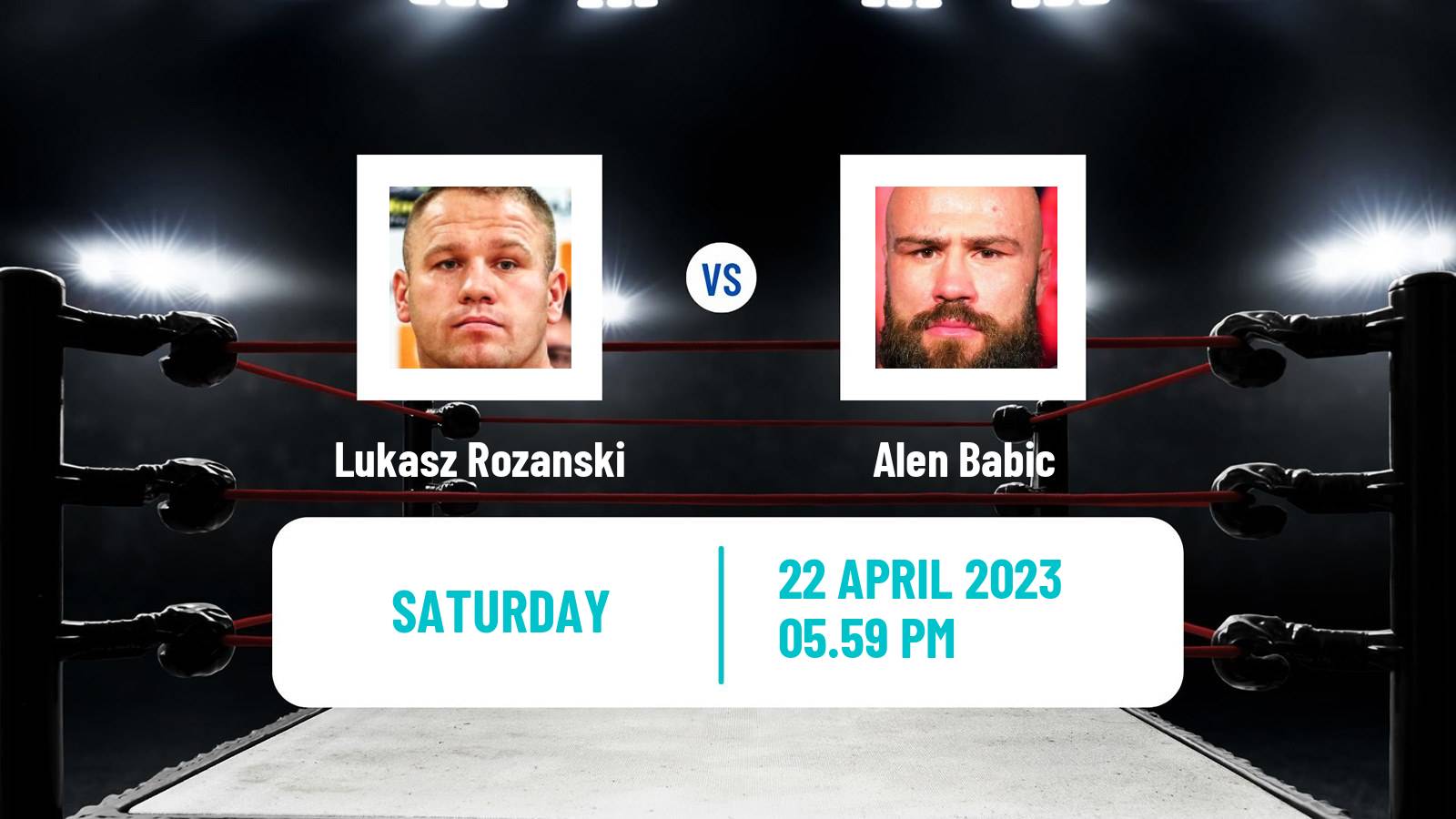 Boxing Boxing Lukasz Rozanski - Alen Babic