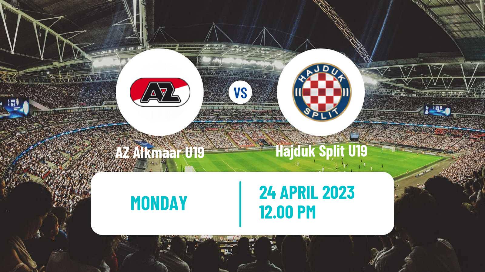 Soccer UEFA Youth League AZ Alkmaar U19 - Hajduk Split U19