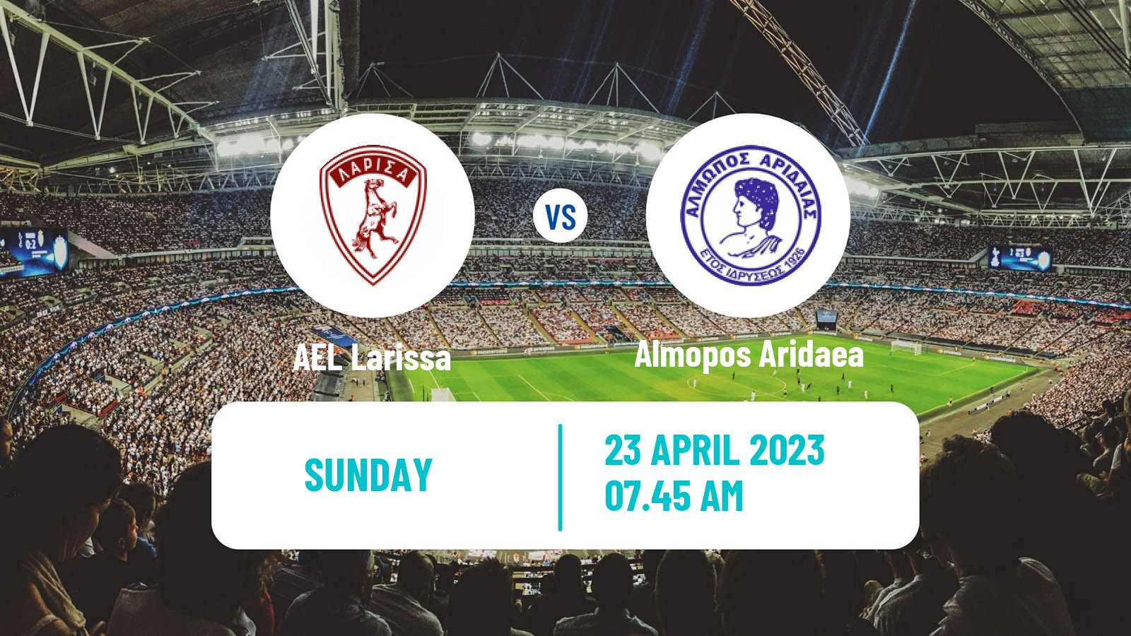 Soccer Greek Super League 2 AEL Larissa - Almopos Aridaea