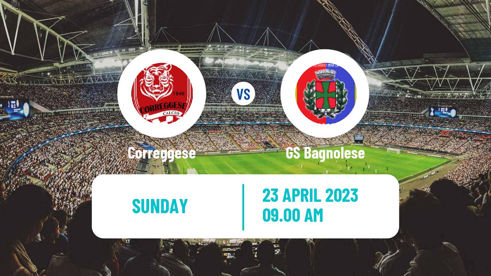 Soccer Italian Serie D - Group D Correggese - Bagnolese