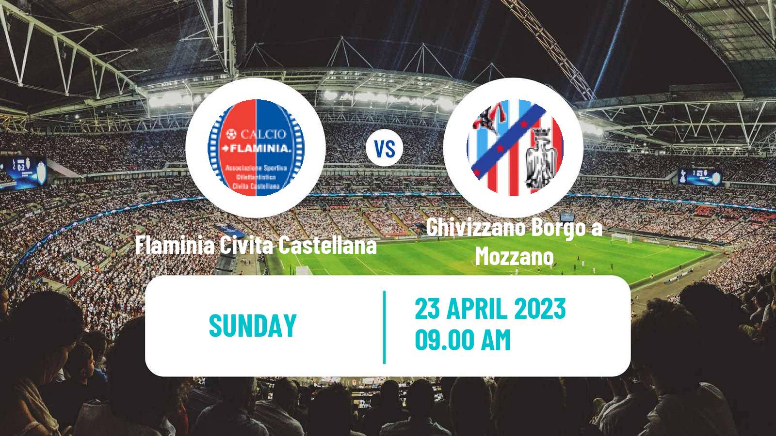 Soccer Italian Serie D - Group E Flaminia Civita Castellana - Ghivizzano Borgo a Mozzano