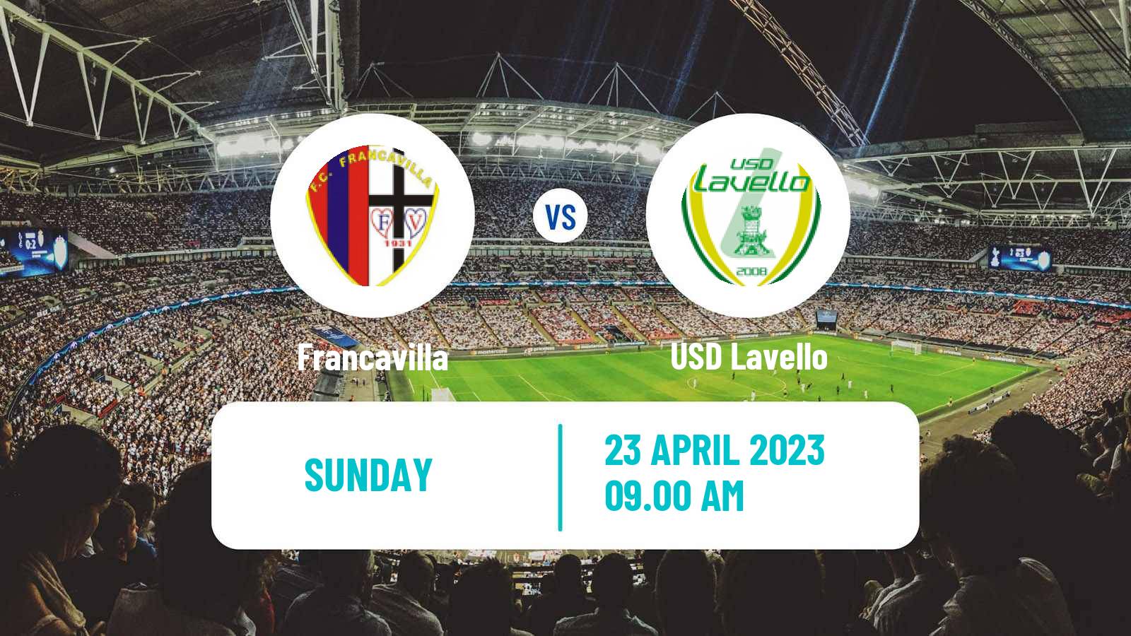 Soccer Italian Serie D - Group H Francavilla - Lavello