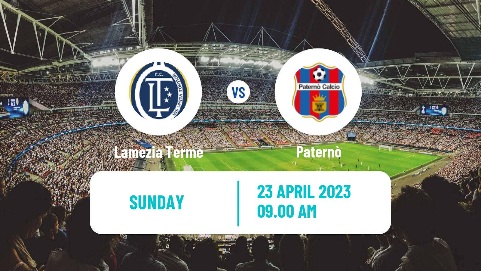 Soccer Italian Serie D - Group I Lamezia Terme - Paternò
