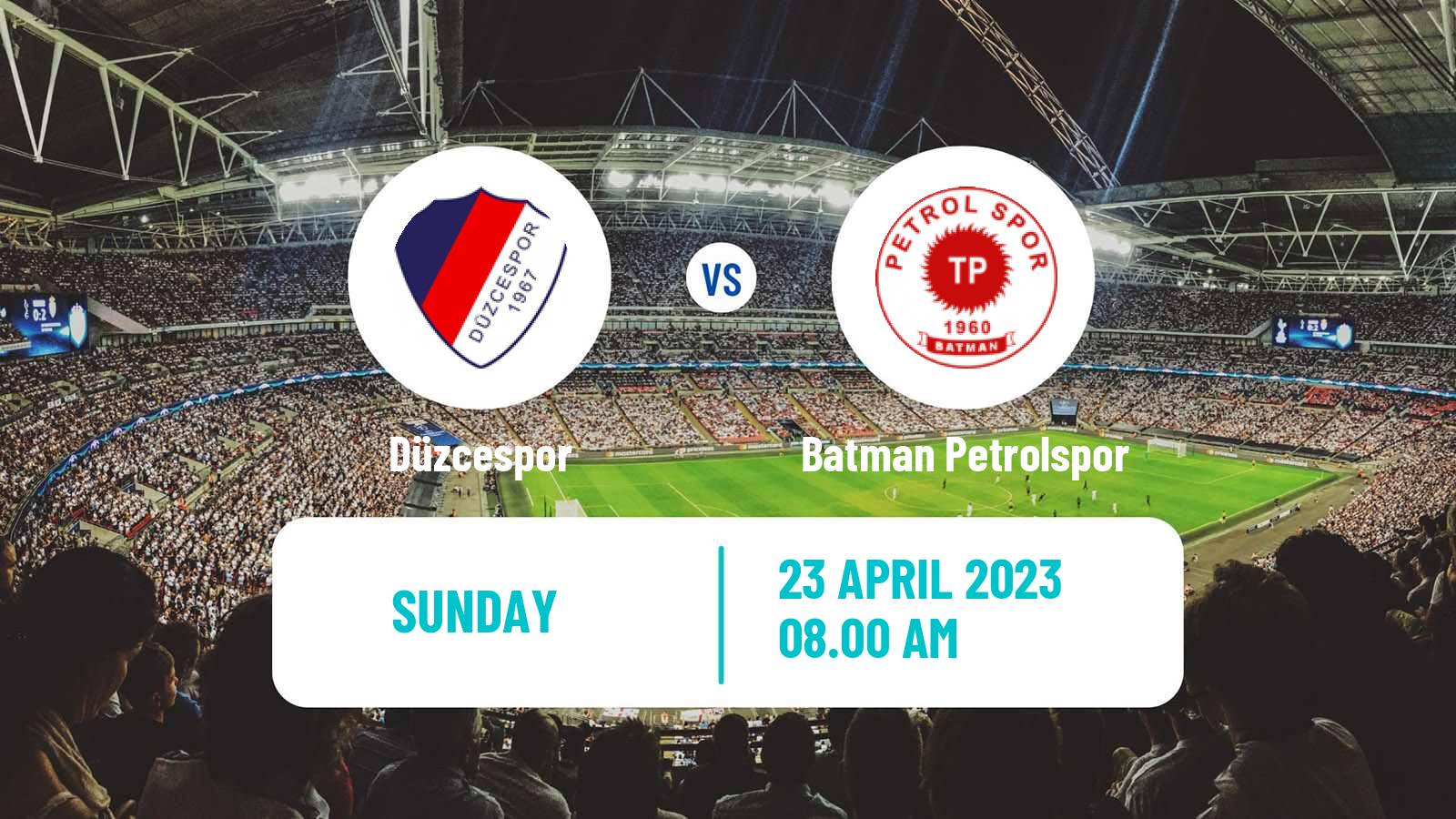 Soccer Turkish Second League White Group Düzcespor - Batman Petrolspor