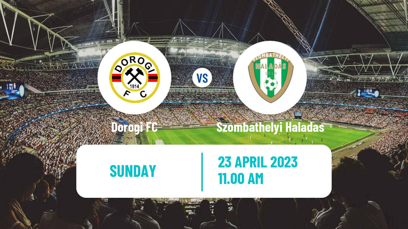 Soccer Hungarian NB II Dorogi - Szombathelyi Haladas