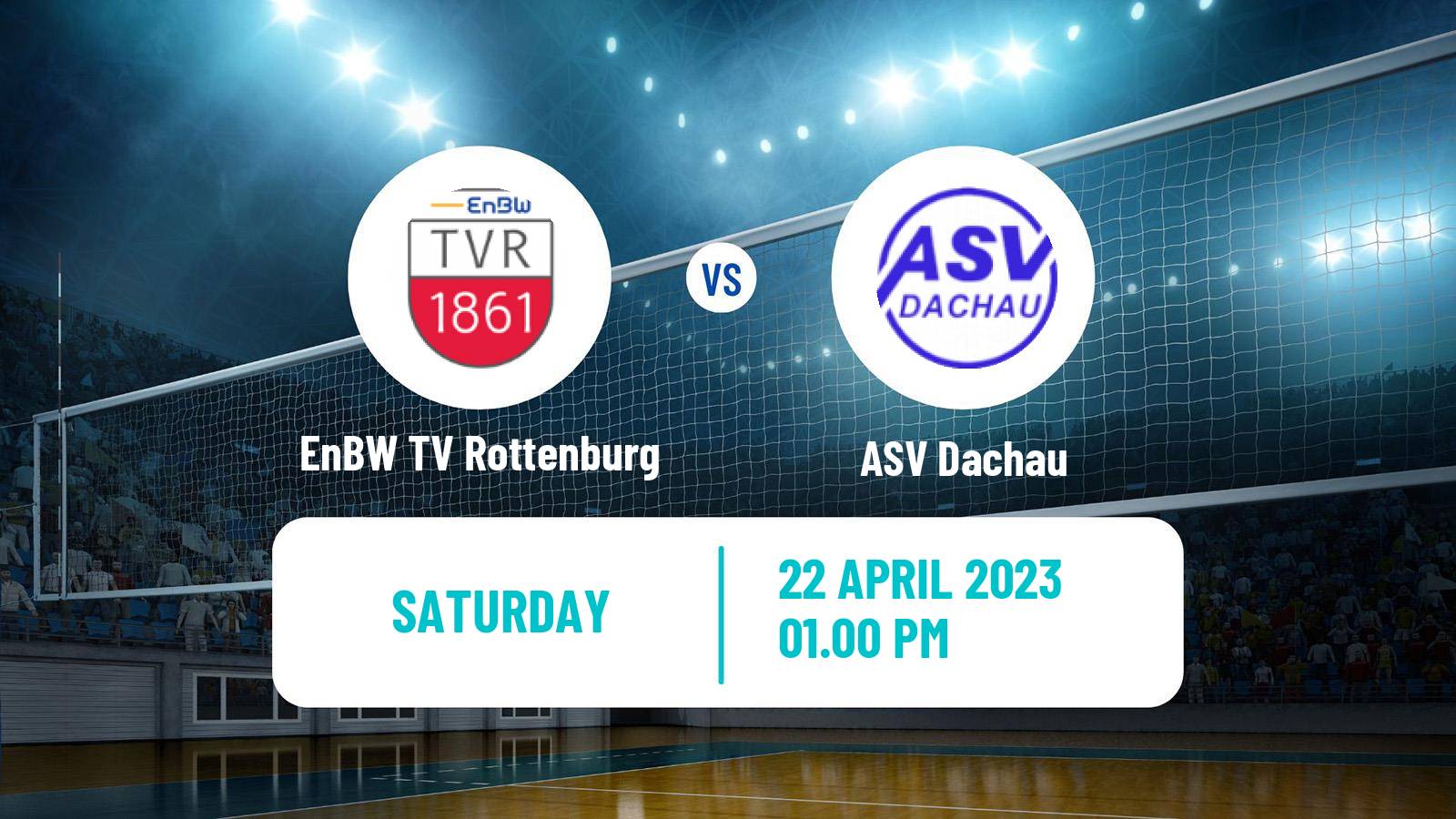 Volleyball German 2 Bundesliga South Volleyball EnBW TV Rottenburg - Dachau