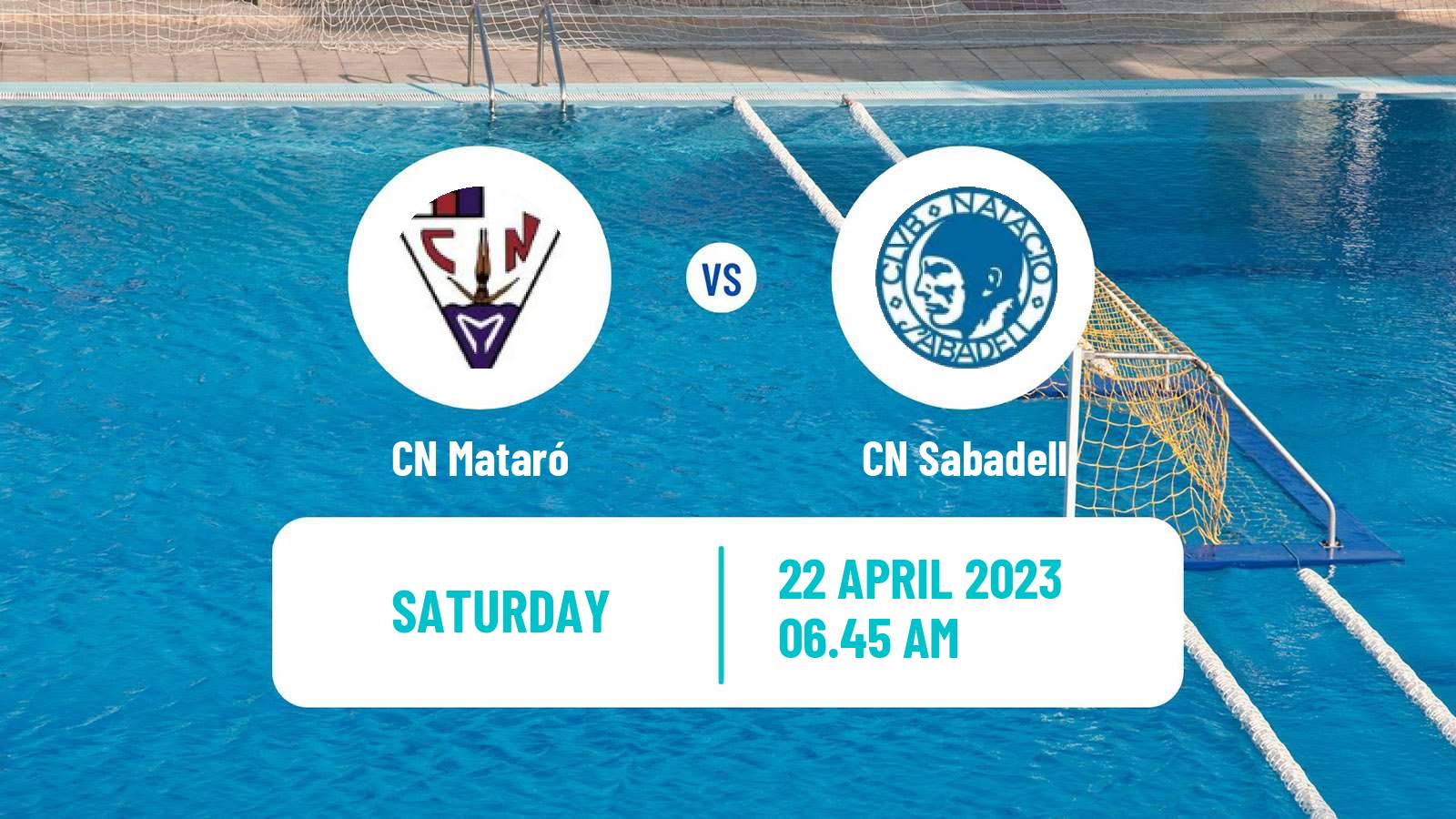 Water polo Spanish Liga Premaat Mataró - Sabadell