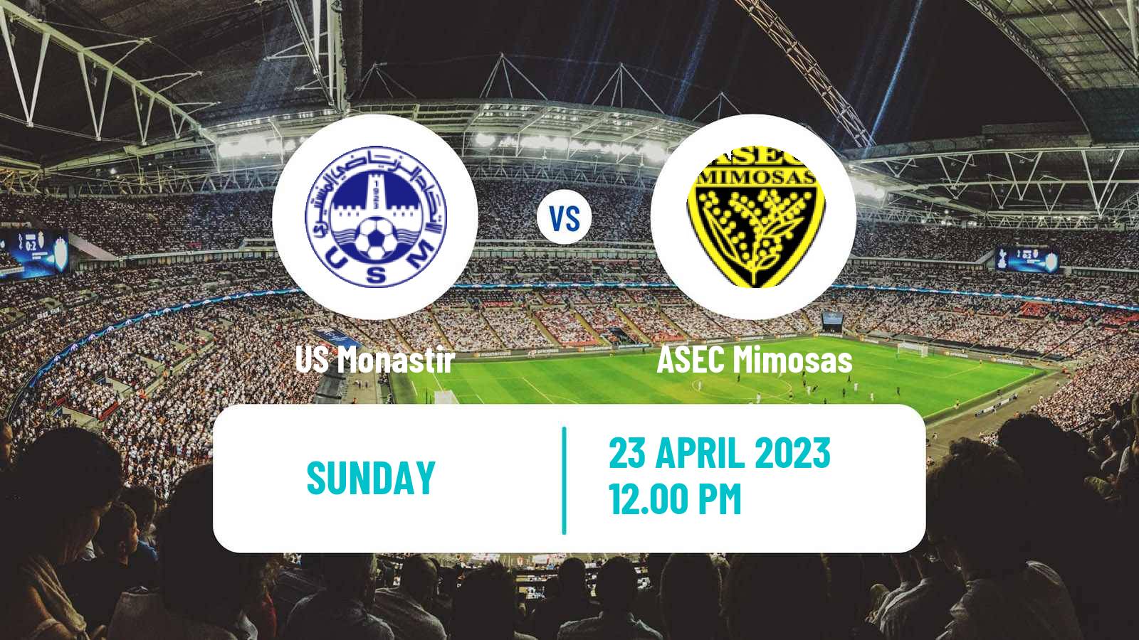 Soccer CAF Confederation Cup Monastir - ASEC Mimosas