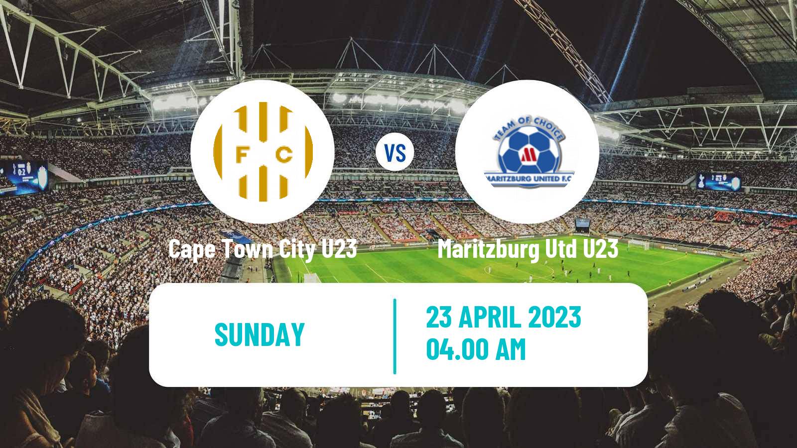 Soccer South African Diski Challenge Cape Town City U23 - Maritzburg Utd U23
