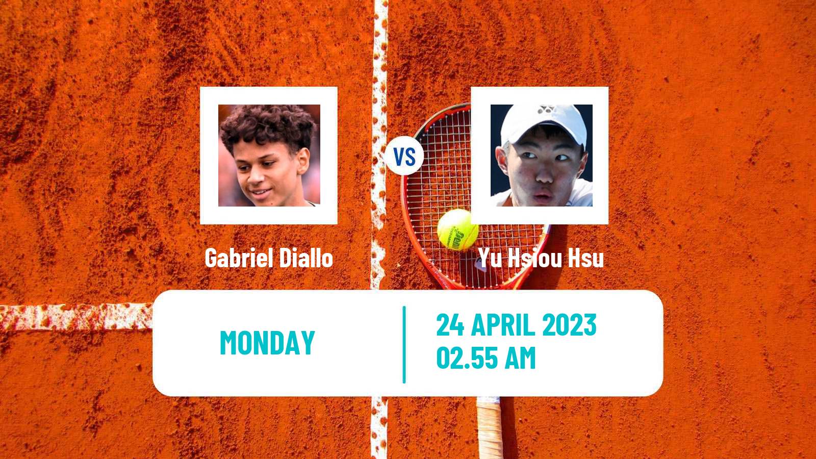 Tennis ATP Challenger Gabriel Diallo - Yu Hsiou Hsu