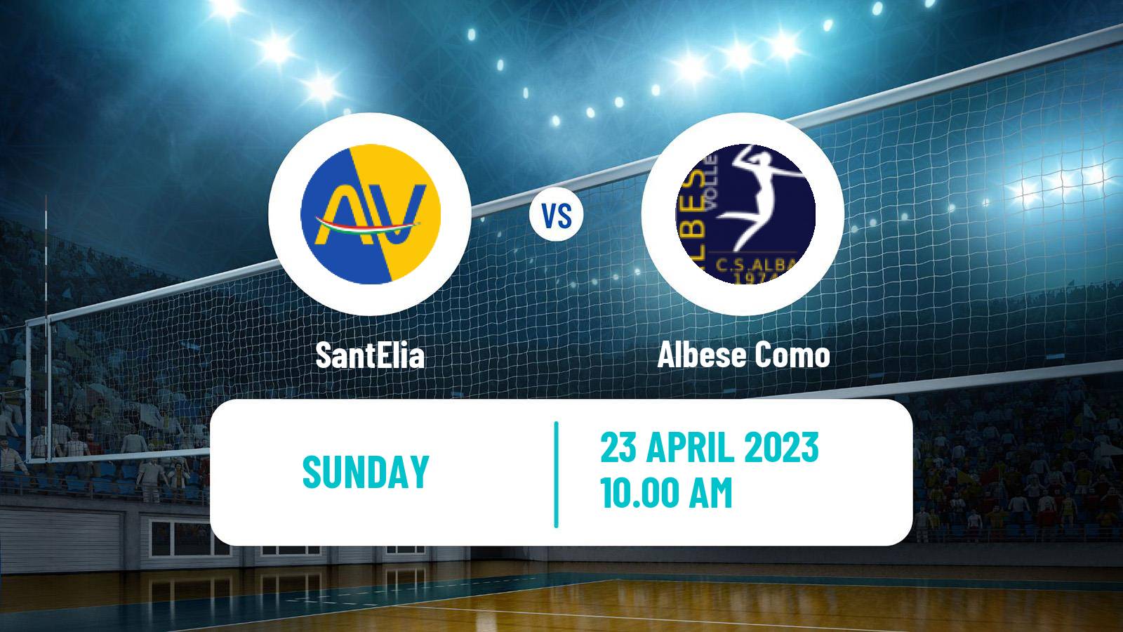 Volleyball Italian Serie A2 Volleyball Women Sant'Elia - Albese Como