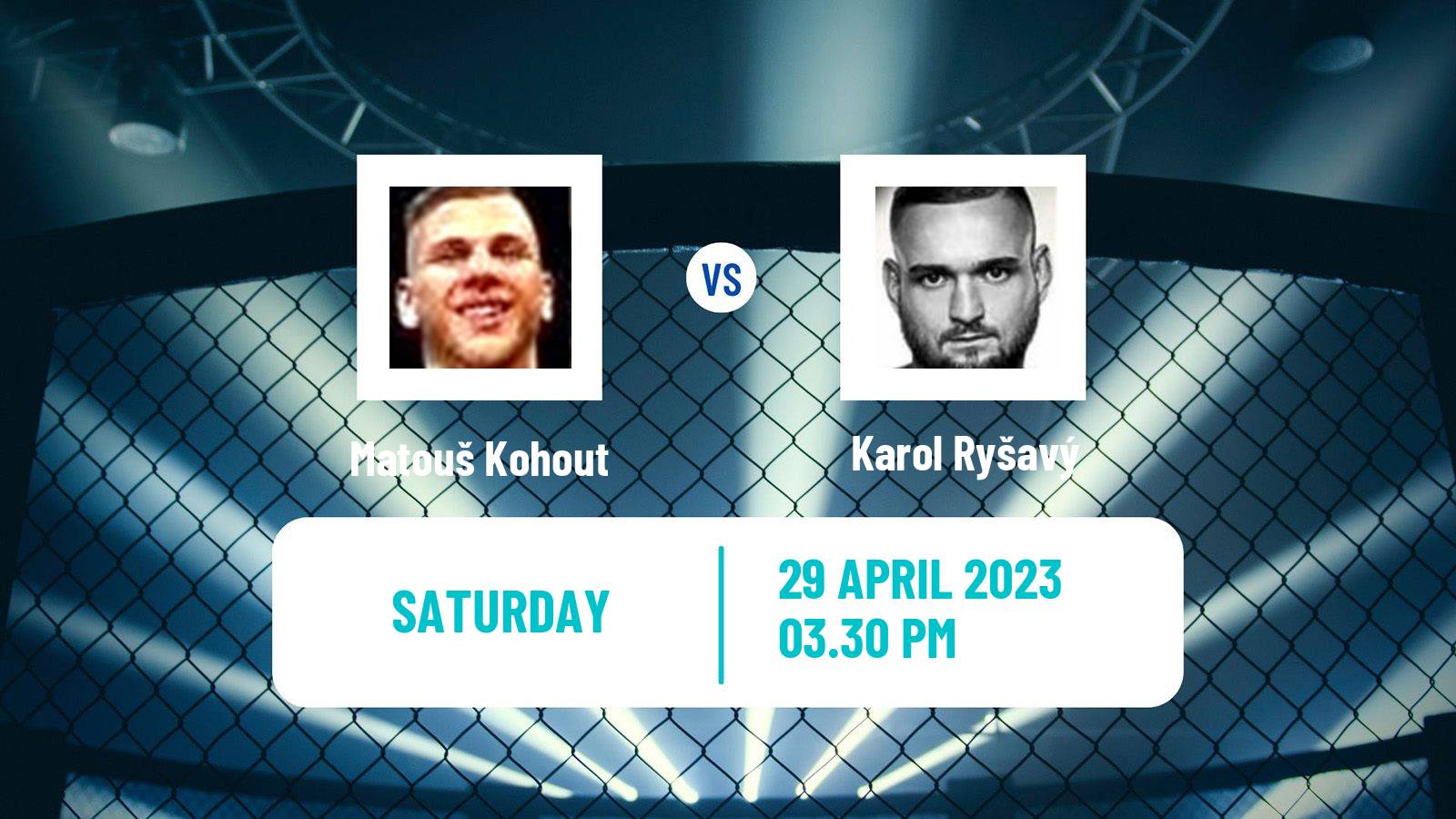 MMA MMA Matouš Kohout - Karol Ryšavý