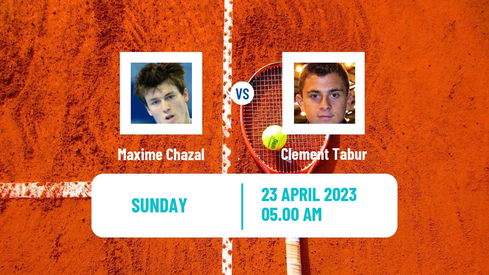 Tennis ITF Tournaments Maxime Chazal - Clement Tabur
