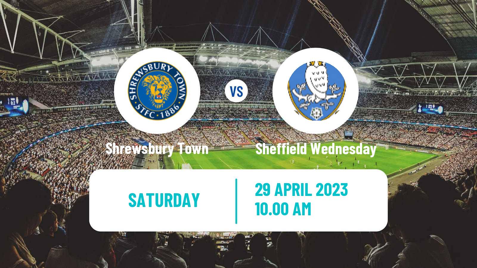 Soccer English League One Shrewsbury Town - Sheffield Wednesday