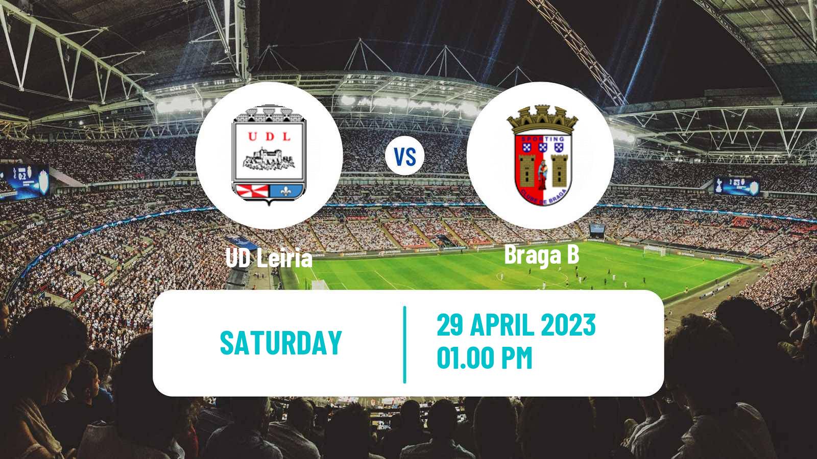 Soccer Portuguese Liga 3 Leiria - Braga B