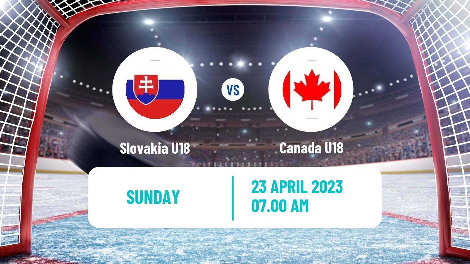 Hockey IIHF World U18 Championship Slovakia U18 - Canada U18