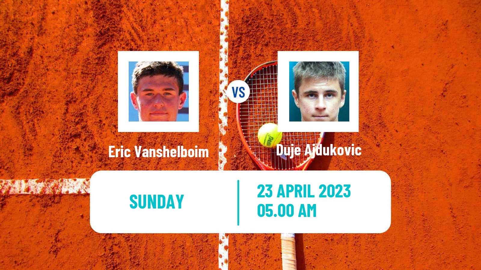 Tennis ITF Tournaments Eric Vanshelboim - Duje Ajdukovic