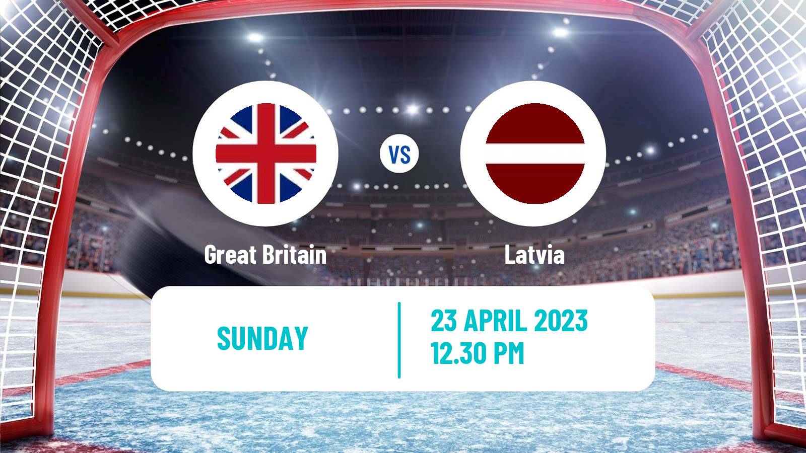 Hockey Friendly International Ice Hockey Great Britain - Latvia