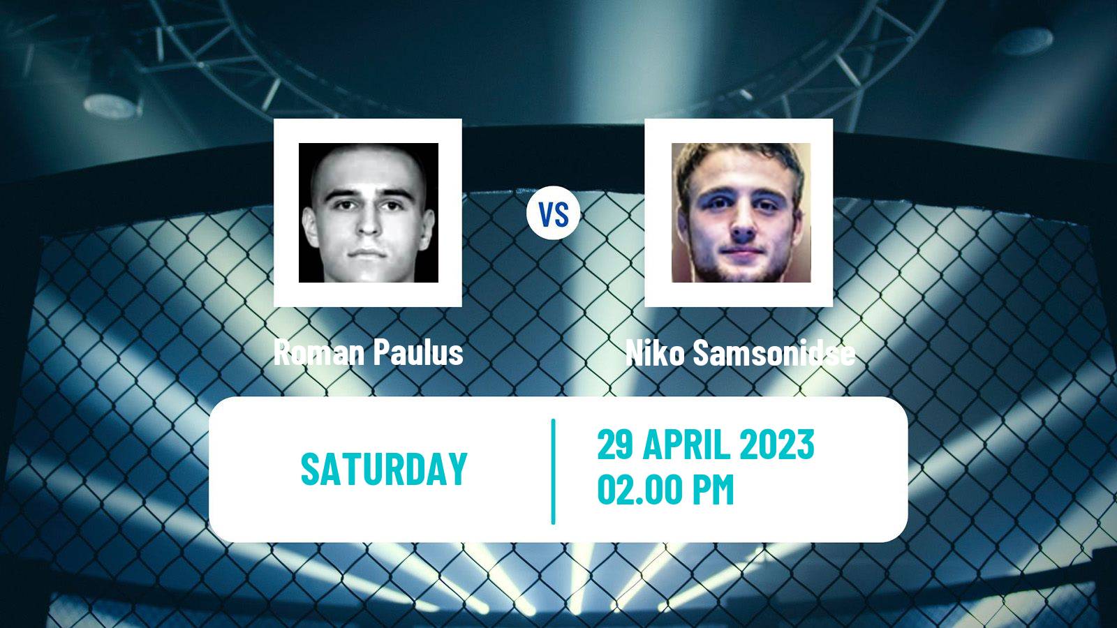 MMA MMA Roman Paulus - Niko Samsonidse