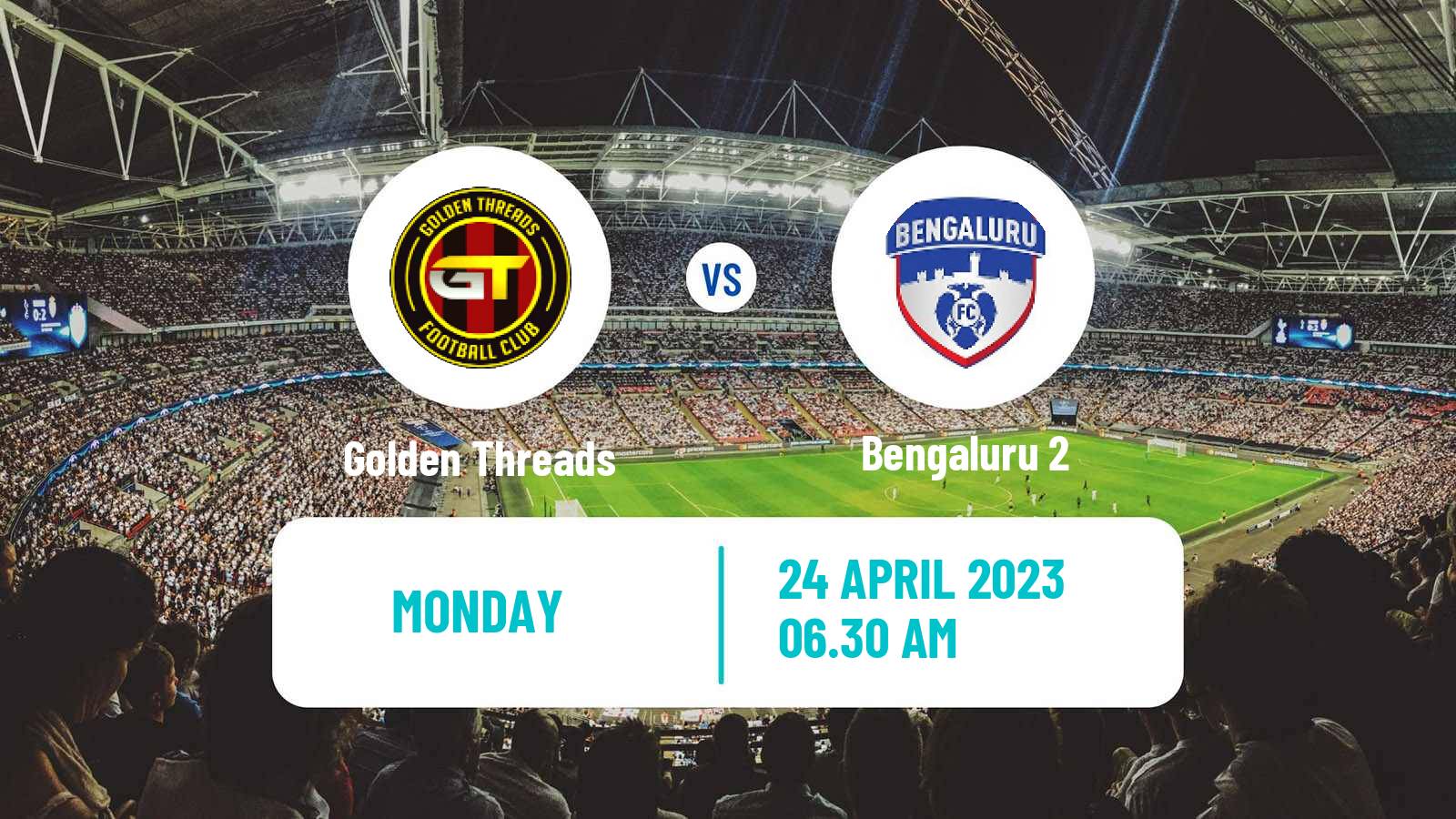 Soccer Indian I-League 2 Golden Threads - Bengaluru 2