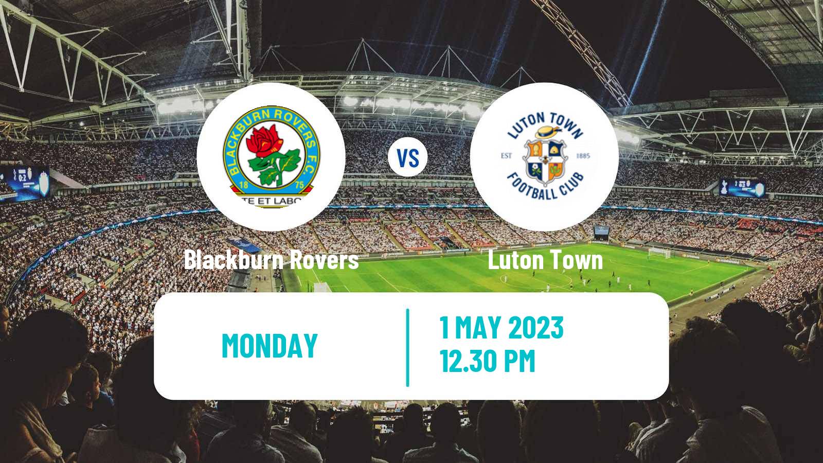 Soccer English League Championship Blackburn Rovers - Luton Town