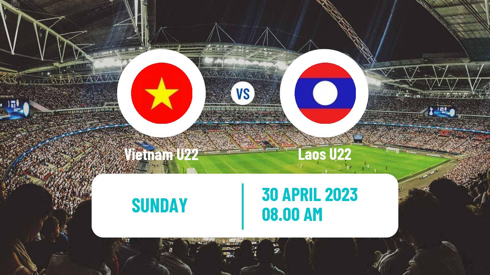 Soccer Southeast Asian Games Vietnam U22 - Laos U22