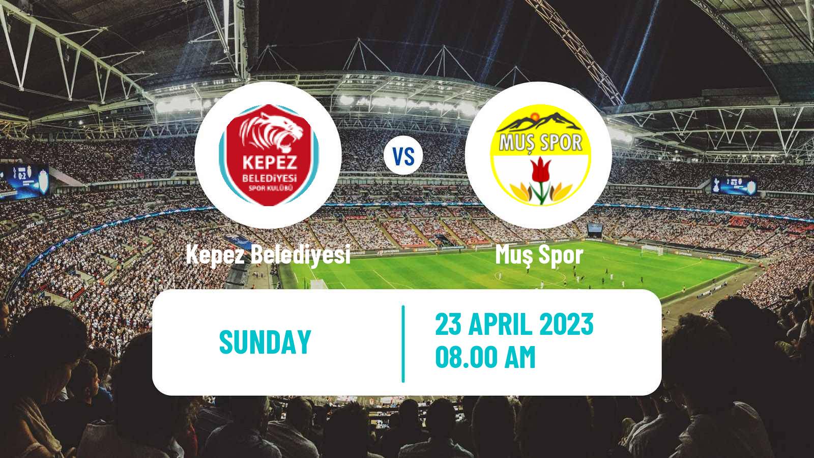 Soccer Turkish 3 Lig Group 3 Kepez Belediyesi - Muş Spor
