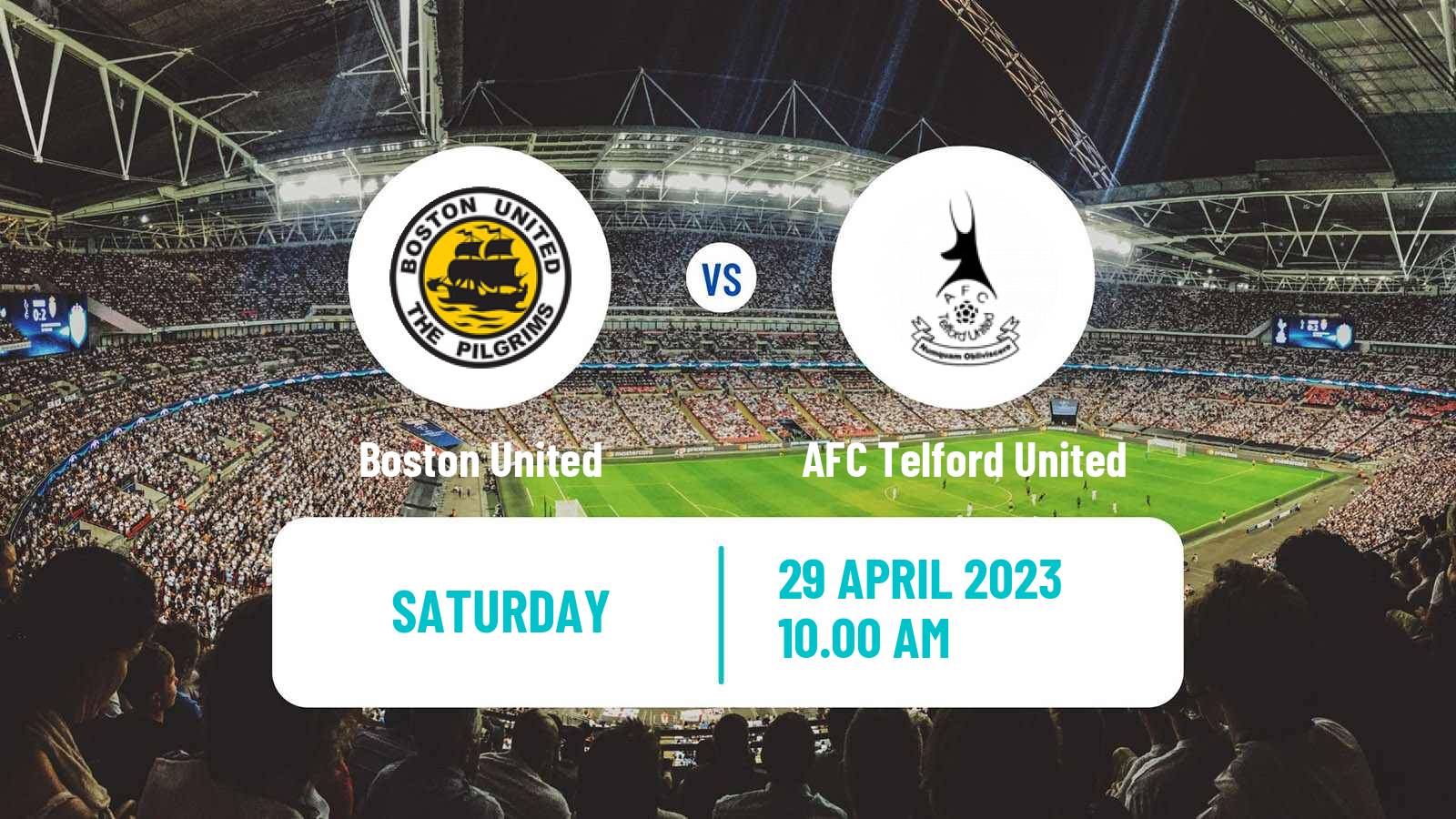 Soccer English National League North Boston United - AFC Telford United