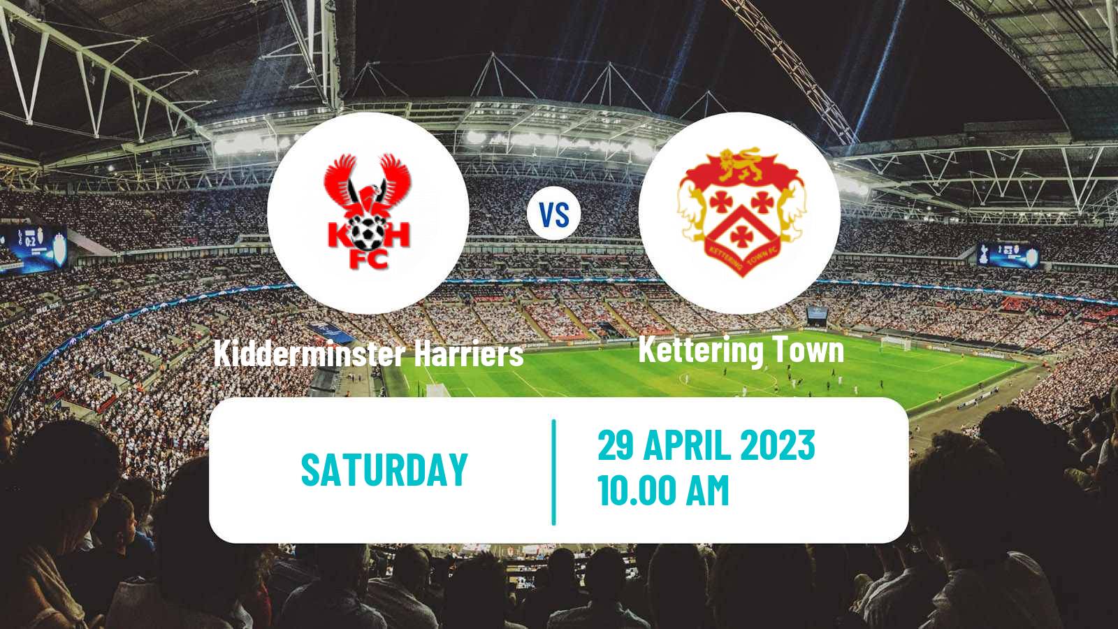 Soccer English National League North Kidderminster Harriers - Kettering Town