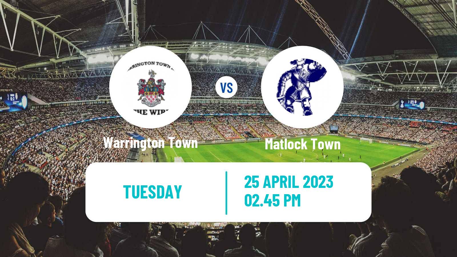Soccer English NPL Premier Division Warrington Town - Matlock Town