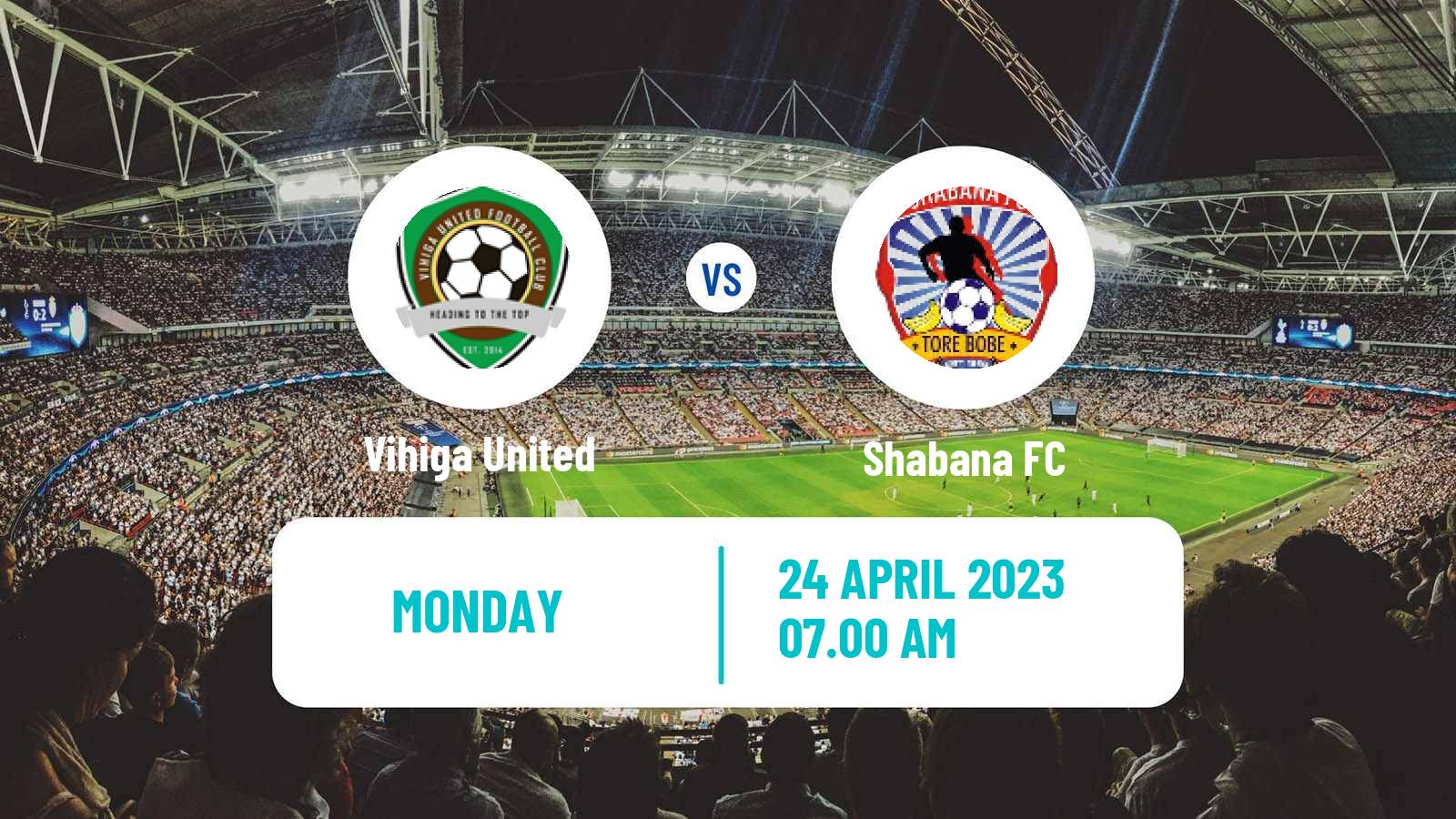 Soccer Kenyan Super League Vihiga United - Shabana