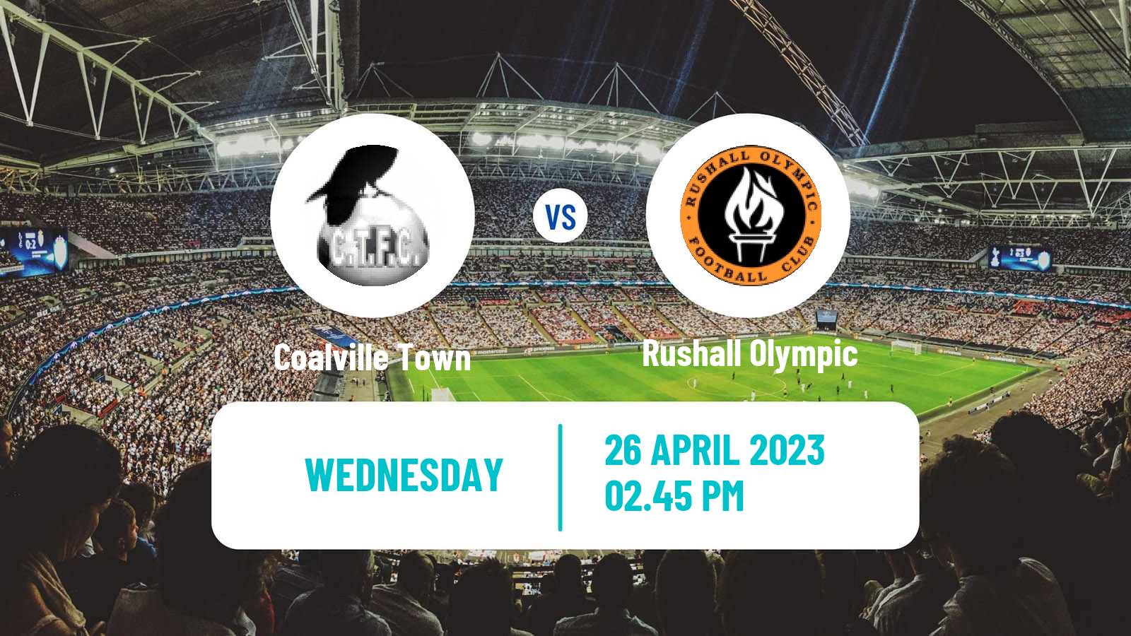 Soccer English Southern League Central Division Coalville Town - Rushall Olympic