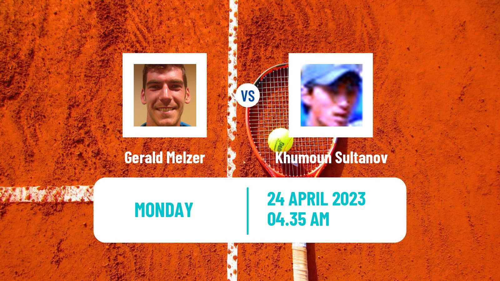 Tennis ATP Challenger Gerald Melzer - Khumoun Sultanov