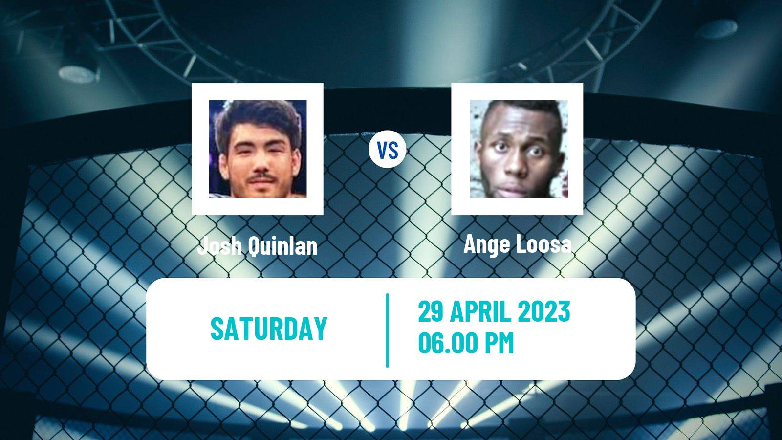 MMA MMA Josh Quinlan - Ange Loosa