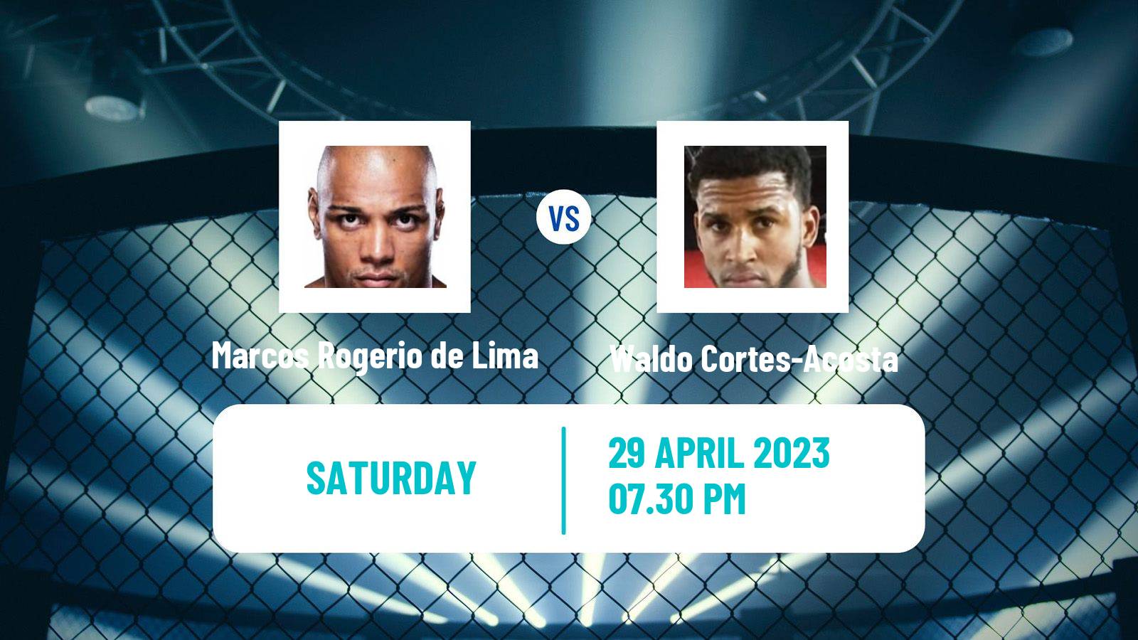 MMA MMA Marcos Rogerio de Lima - Waldo Cortes-Acosta