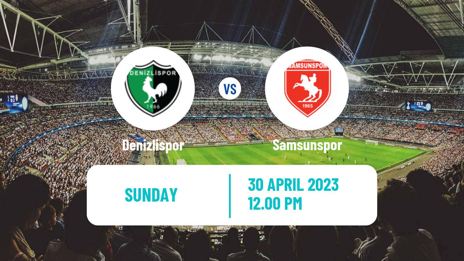 Soccer Turkish First League Denizlispor - Samsunspor