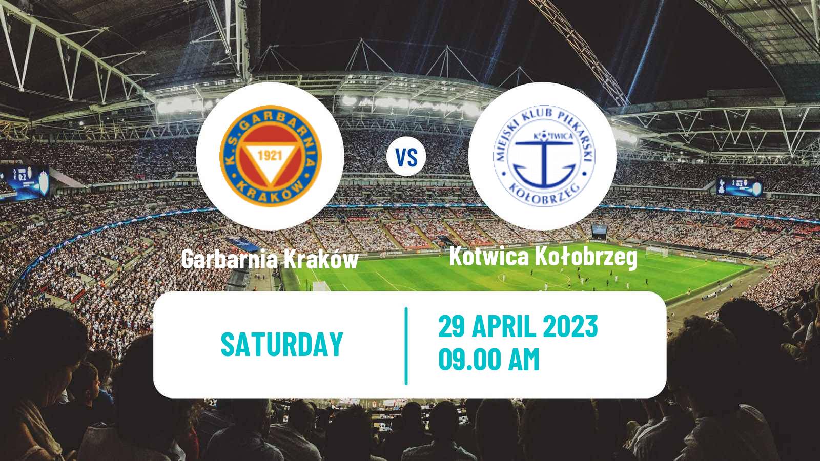 Soccer Polish Division 2 Garbarnia Kraków - Kotwica Kołobrzeg