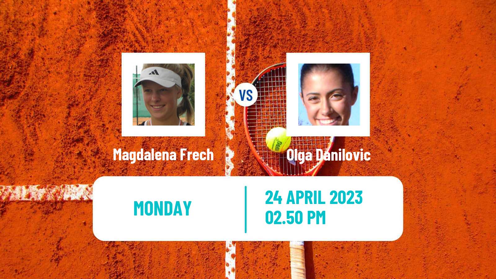 Tennis WTA Madrid Magdalena Frech - Olga Danilovic