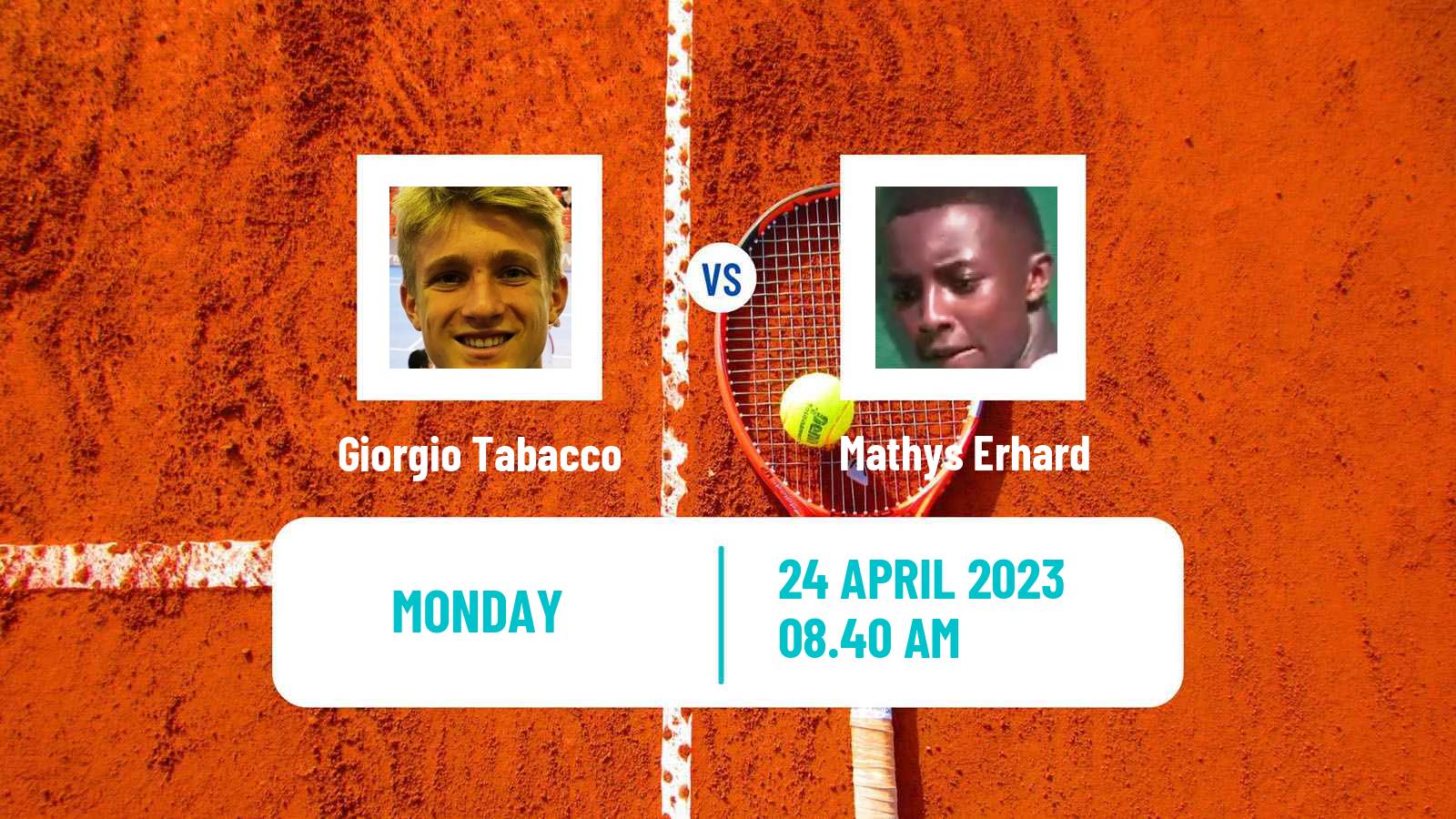 Tennis ITF Tournaments Giorgio Tabacco - Mathys Erhard