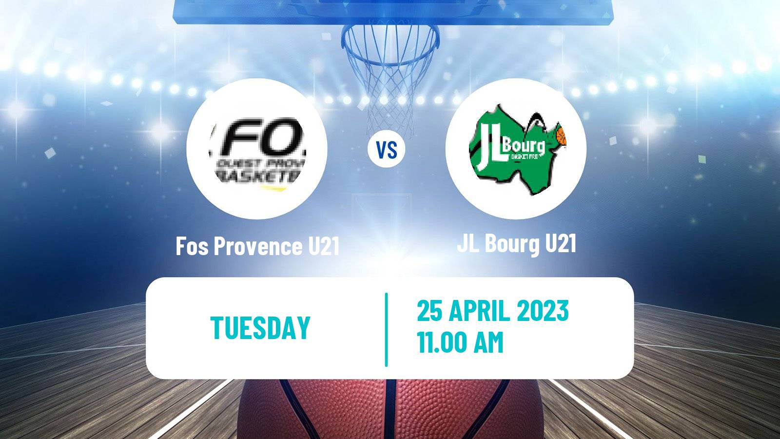 Basketball French Espoirs U21 Basketball Fos Provence U21 - JL Bourg U21