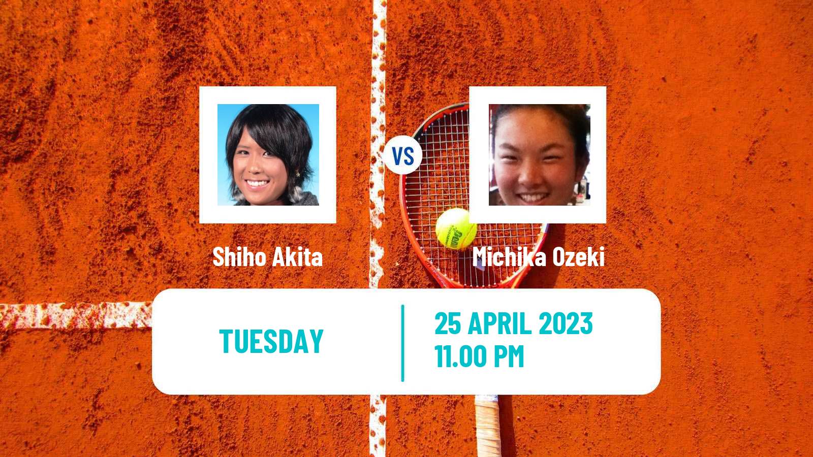 Tennis ITF Tournaments Shiho Akita - Michika Ozeki