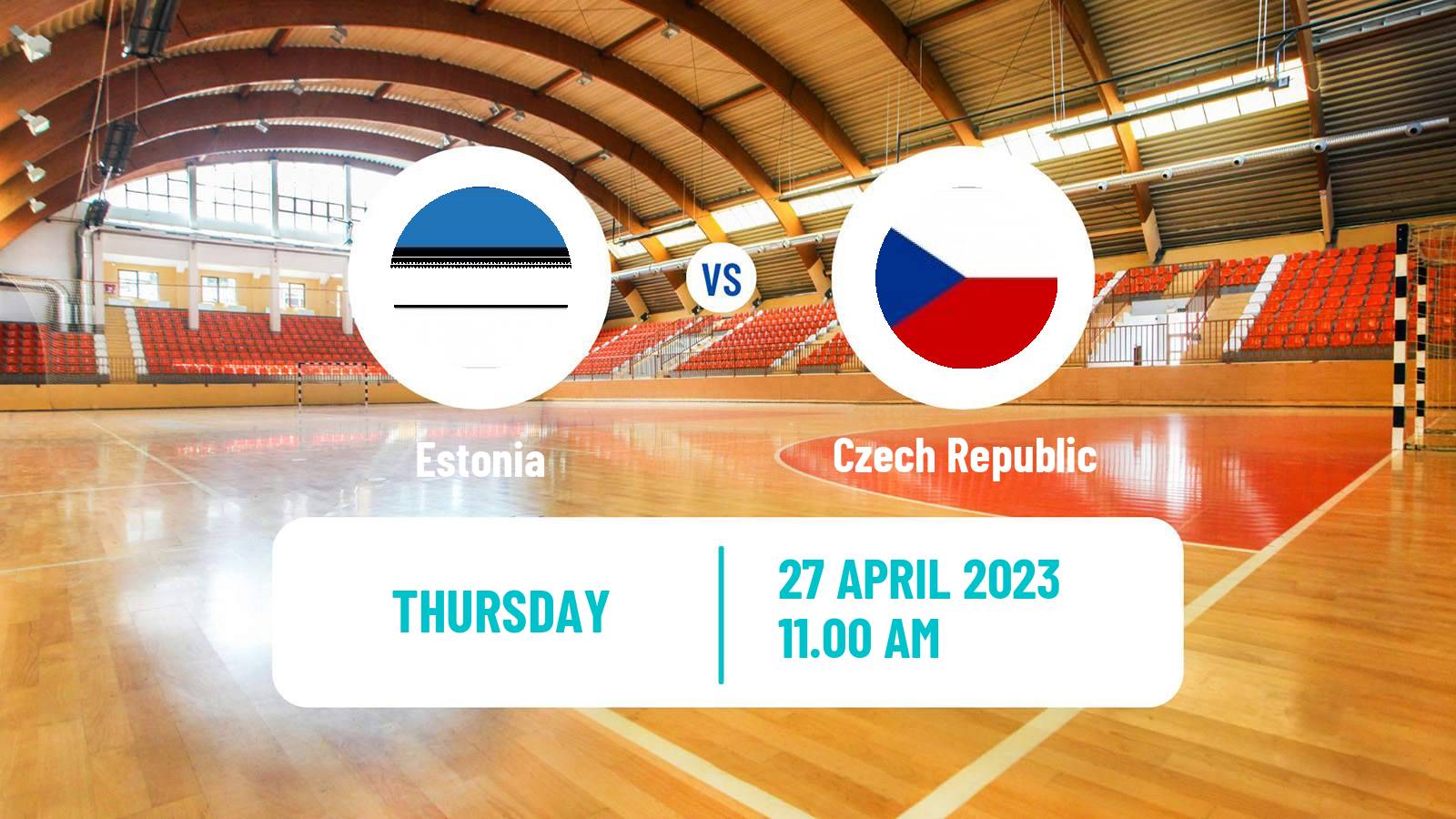 Handball Handball European Championship Estonia - Czech Republic