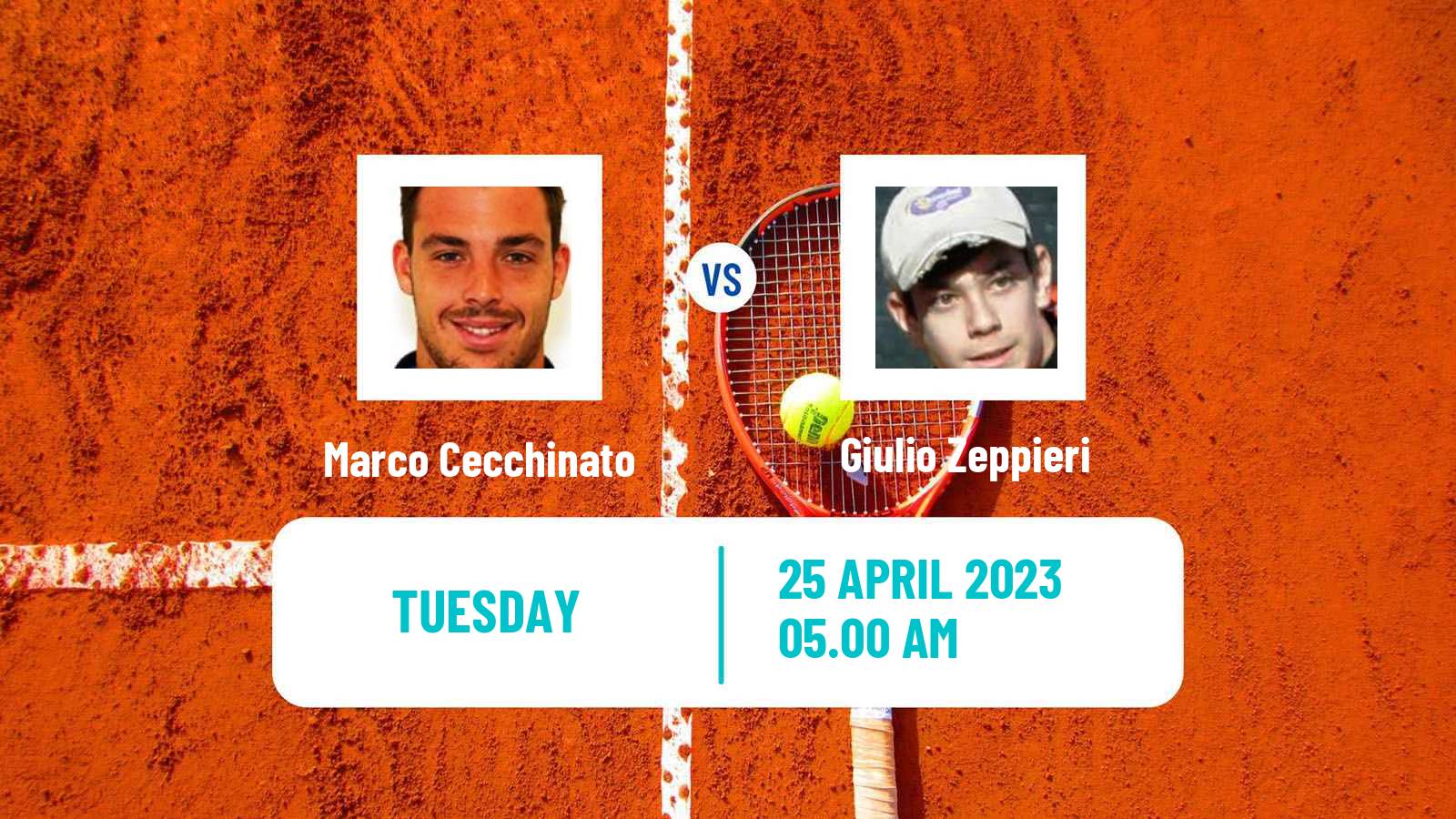 Tennis ATP Madrid Marco Cecchinato - Giulio Zeppieri
