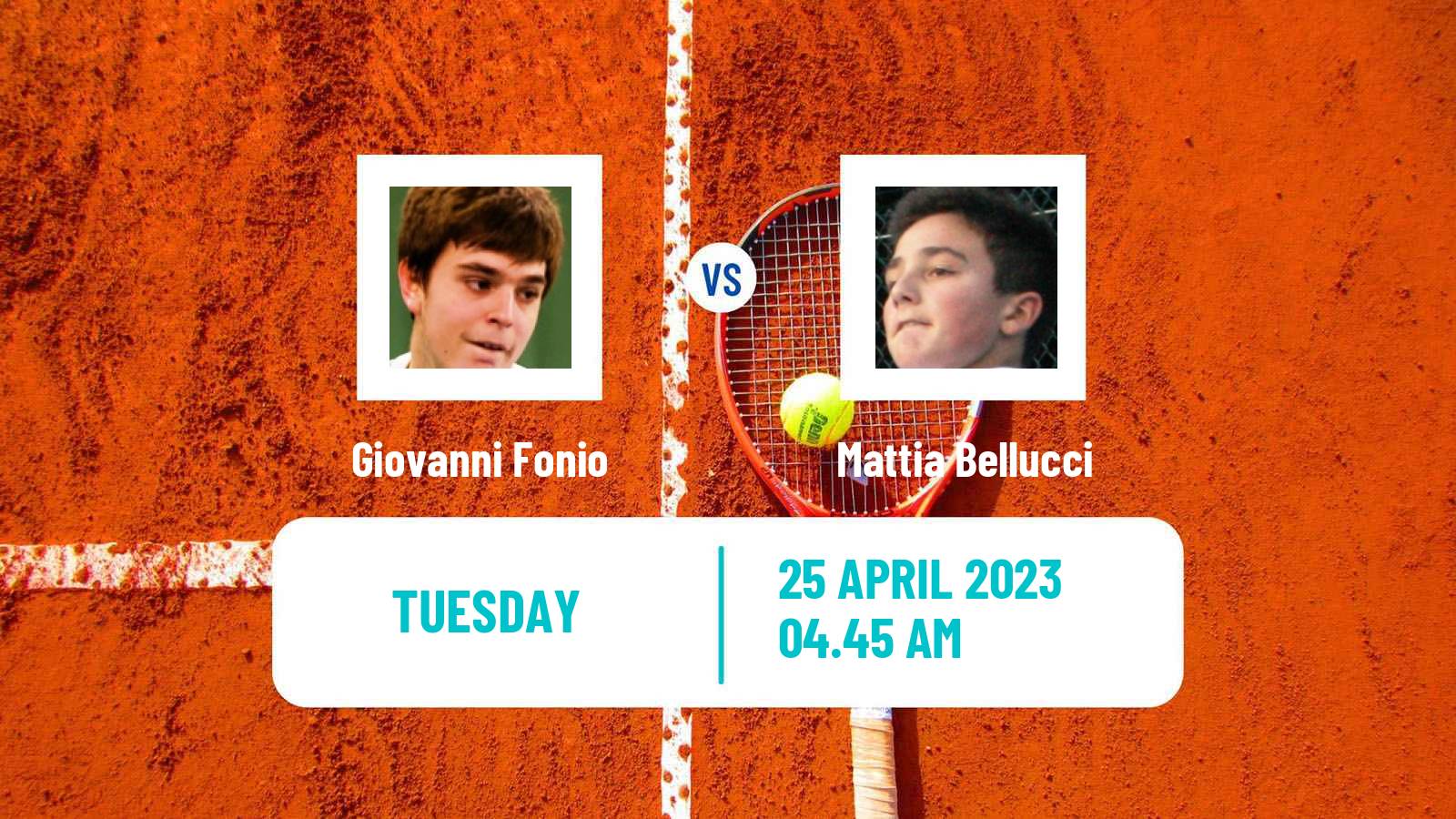 Tennis ATP Challenger Giovanni Fonio - Mattia Bellucci